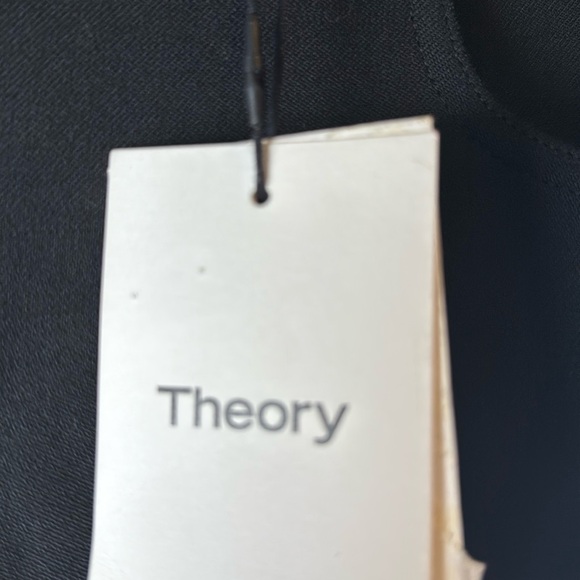 Elegant Black Women's PantsTheory nwt size 10 MN104 - Picture 6 of 10